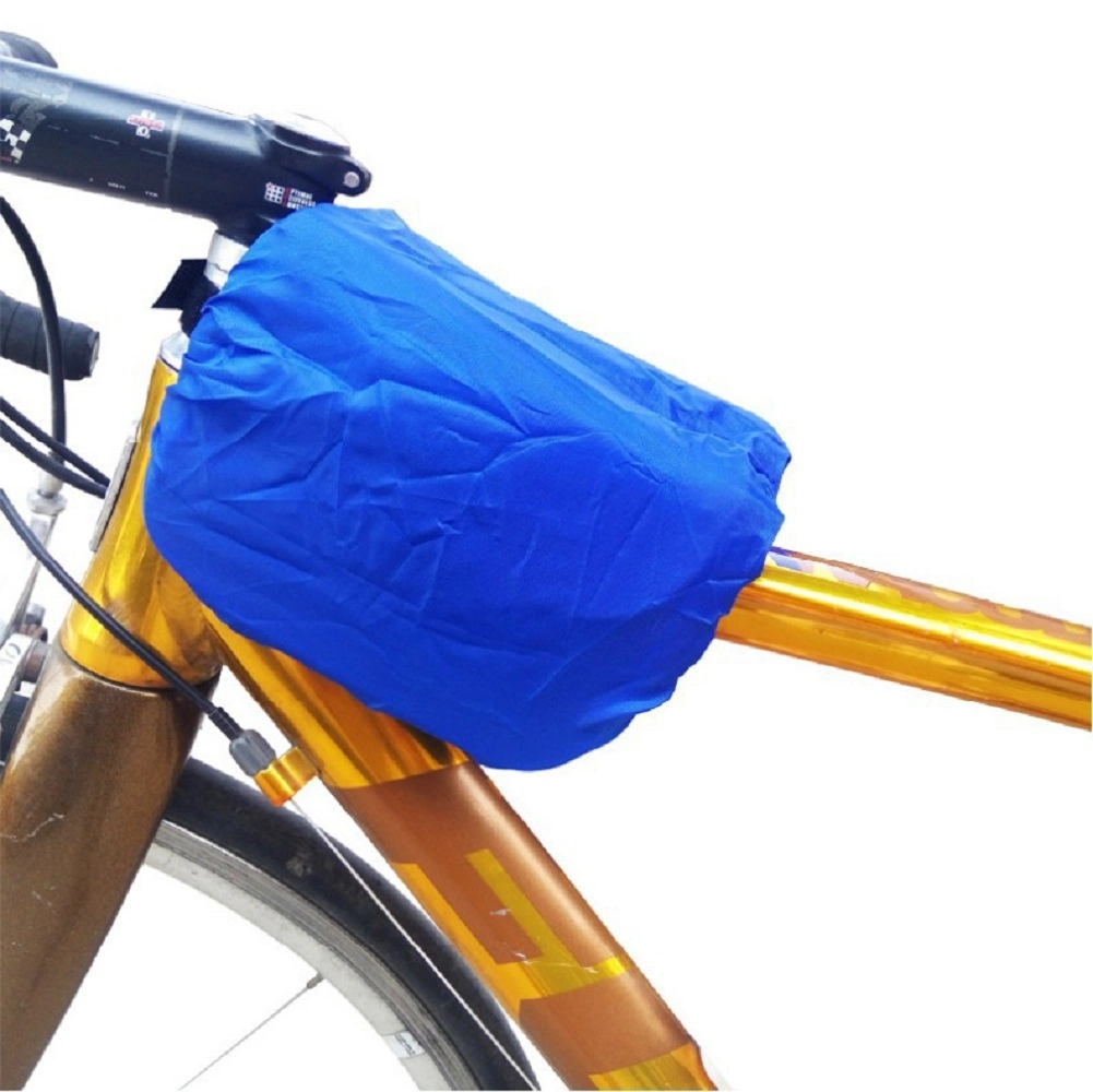 Bicycle Saddle Bag Waterproof Bike Frame Bag Phone Holder Front Triangle Bag with Zip Closure Top Tube Phone Mount Ai18110